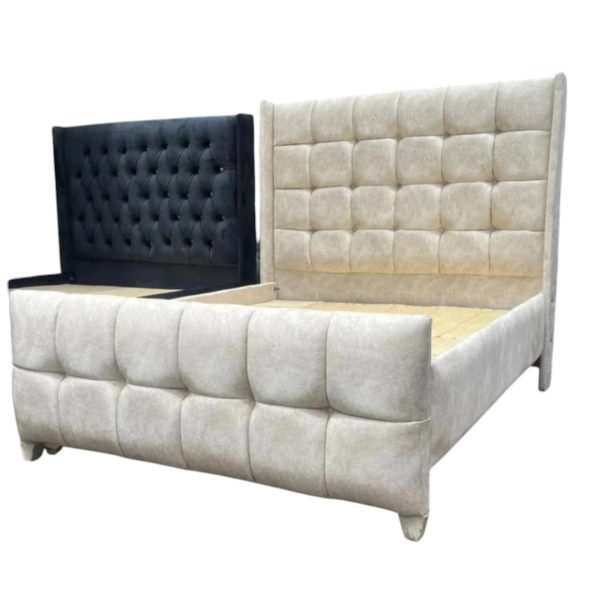 Cream 5x6 Chester Bed