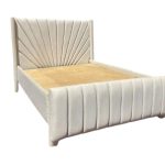 6x6 Cream-white Chester Bed
