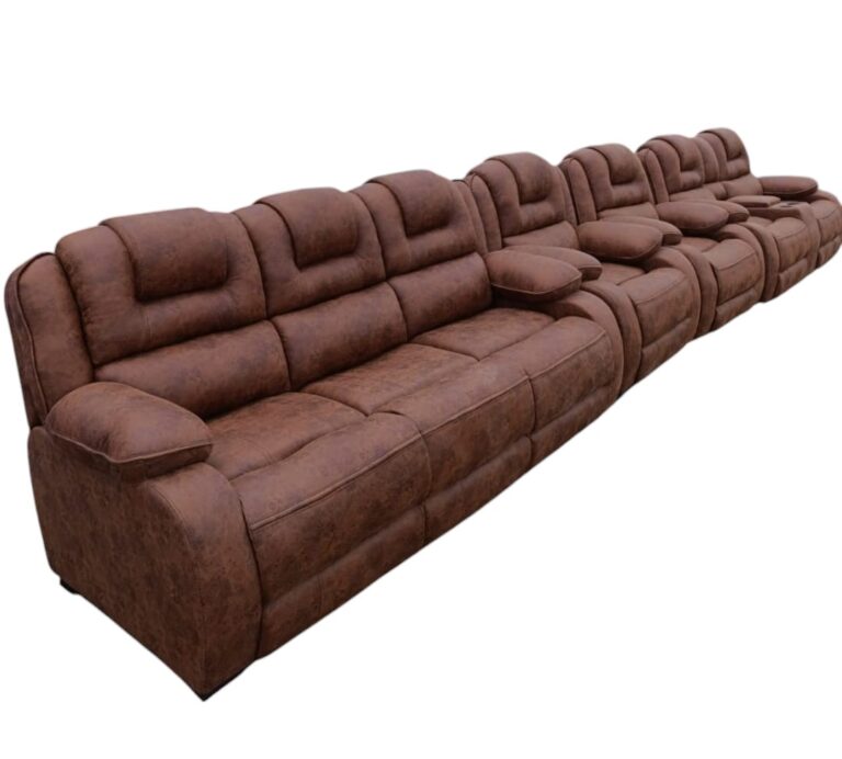 5 Seater Sofa Fiber brown