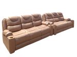 5 Seater Sofa Fiber gold