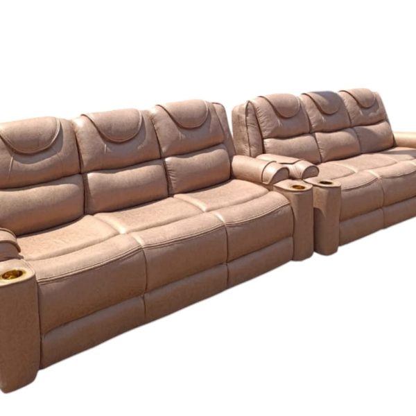 5 Seater Sofa Fiber gold