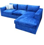 Blue L Shaped 5 Seater Sofa in Kenya