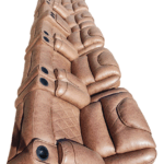 5 Seater Sofa Fiber 555