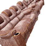 5 Seater Sofa Fiber 777