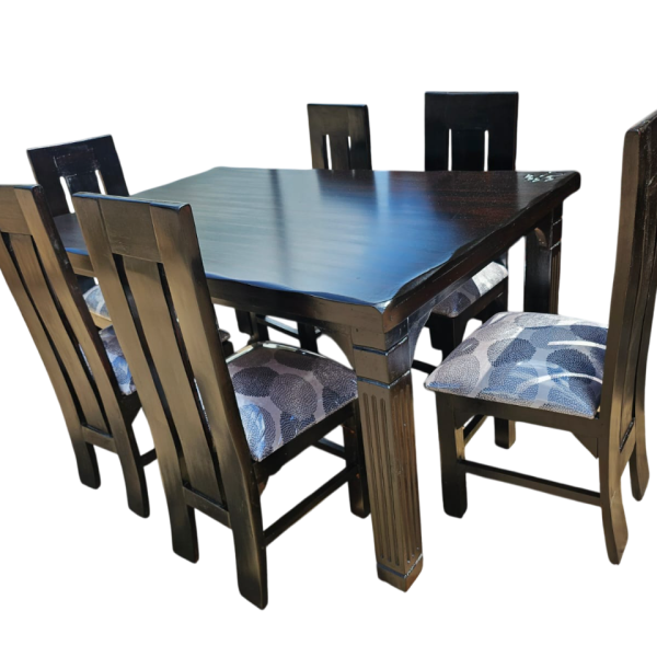 Black 6 Seater Dining Table