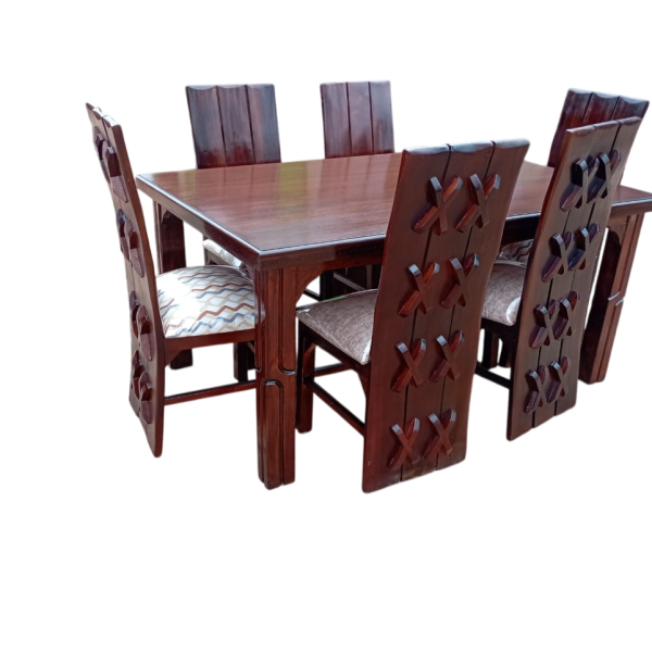 Brown 6 Seater Dining Table
