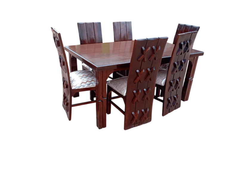 Brown 6 Seater Dining Table
