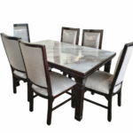 Cream 6 Seater Dining set