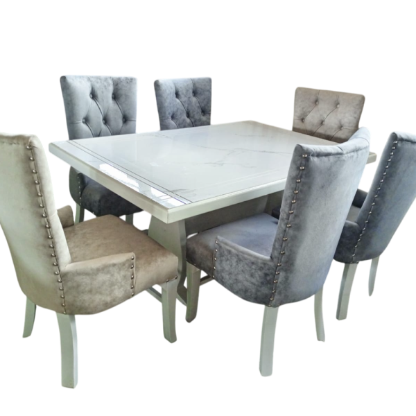 Grey 6 Seater Dining set