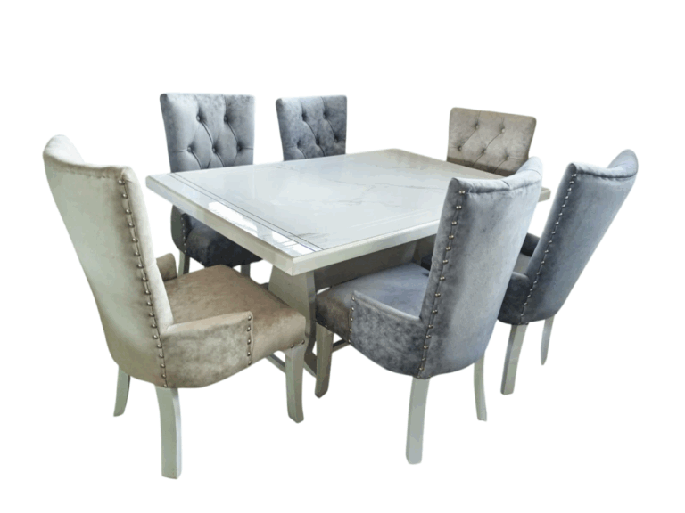 Grey 6 Seater Dining set