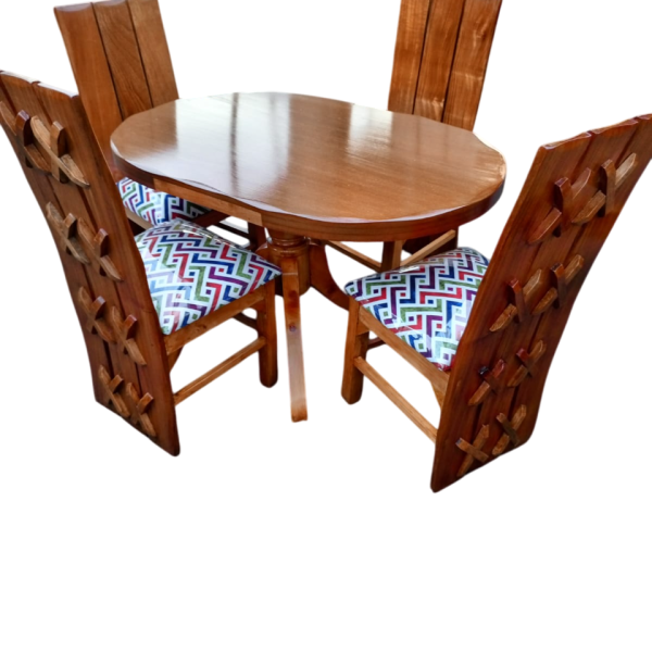 Oval 4 Seater Dining Table