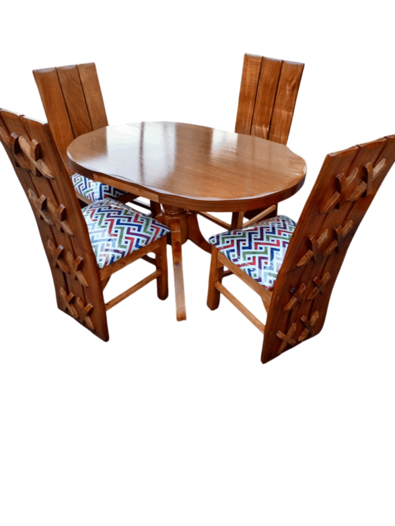 Oval 4 Seater Dining Table